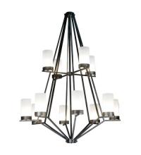 Meyda Green 115096 - 60"W Galen 12 Lt Two Tier Chandelier