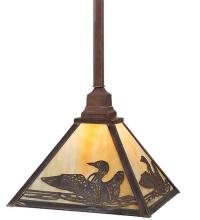 Meyda Green 115196 - 12"Sq Loon Pendant