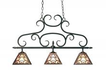 Meyda Green 116150 - 36" Long Bandolei 3 Light Island Pendant