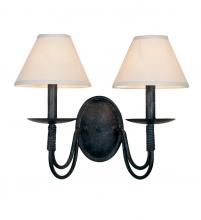 Meyda Green 119083 - 16" Wide Bell 2 Light Wall Sconce