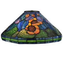 Meyda Green 119550 - 16" Wide Tiffany Poppy Cone Shade