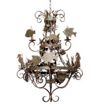 Meyda Green 119762 - 32" Wide De La Mar 9 Light Chandelier