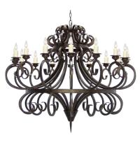 Meyda Green 120265 - 60" Wide Symen 16 Light Chandelier