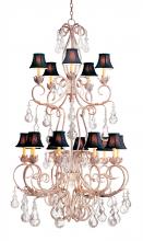 Meyda Green 120319 - 42" Wide Alexandria 15 Light Two Tier Chandelier