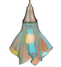 Meyda Green 120843 - 8" Wide Handercheif Fire and Ice Mini Pendant