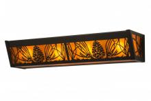 Meyda Green 130361 - 24"W Mountain Pine Vanity Light