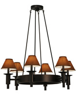 Meyda Green 136453 - 36"W Calais 6 LT Chandelier