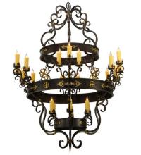 Meyda Green 136480 - 60"W Santino 24 LT Chandelier