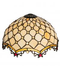 Meyda Green 138147 - 14" Wide Diamond & Jewel Shade