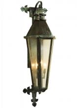 Meyda Green 139356 - 14"W Millesime Lantern Wall Sconce