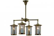 Meyda Green 140492 - 30"W Craftsman Signature Fulton Prime Chandelier