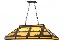 Meyda Green 140599 - 40"L Quiet Pond Oblong Pendant