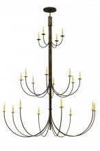 Meyda Green 140807 - 78"W Cheal 20 LT Chandelier