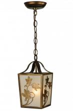 Meyda Green 142691 - 6" Square Maple Vine Mini Pendant