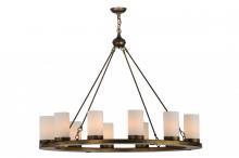 Meyda Green 144980 - 48"W Loxley 12 LT Chandelier