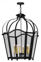 Meyda Green 147232 - 32"W Citadel 6 Light Pendant