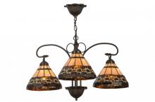 Meyda Green 147729 - 28"W Ilona 3 LT Chandelier