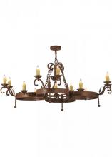 Meyda Green 148577 - 60"W Andorra 12 LT Chandelier