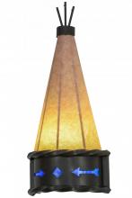 Meyda Green 149956 - 8" Wide Teepee Regalia Wall Sconce