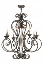 Meyda Green 153862 - 36" Wide Fernando 8 Light Chandelier