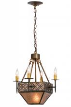 Meyda Green 154280 - 16" Wide Gironde 4 Light Pendant