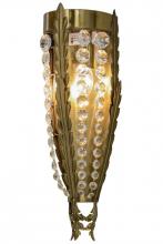 Meyda Green 154700 - 7" Wide Chrisanne Crystal Wall Sconce