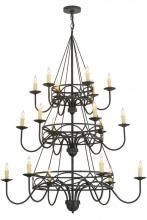 Meyda Green 155776 - 48" Wide Polonella 18 Light Three Tier Chandelier