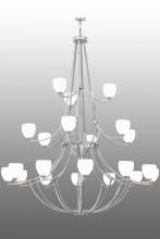 Meyda Green 156064 - 84"W Everett 21 LT Three Tier Chandelier