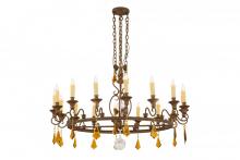 Meyda Green 157192 - 48" Wide Peak 16 Light Chandelier