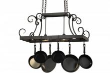 Meyda Green 158845 - 43" Long Caiden Pot Rack