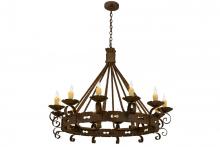 Meyda Green 164661 - 48" Wide Goulaine Corde 12 Light Chandelier