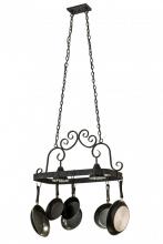 Meyda Green 166119 - 32" Long Elana 2 Light Pot Rack