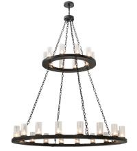 Meyda Green 169536 - 60"W Loxley 28 LT Two Tier Chandelier