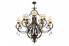 Meyda Green 169781 - 54"W Ingrid 12 LT Chandelier