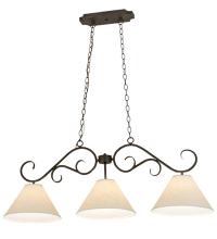 Meyda Green 171986 - 48" Long Bristol 3 Light Oblong Pendant