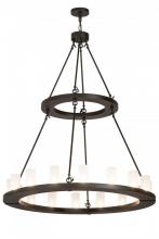 Meyda Green 173814 - 48" Wide Loxley 16 Light Chandelier