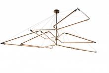 Meyda Green 174928 - 216"W Isotope Chandelier