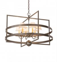 Meyda Green 175746 - 36"W Aldari 6 LT Chandelier