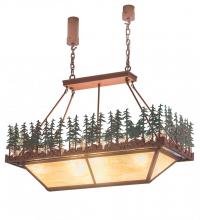 Meyda Green 181807 - 42" Pine Lake Oblong Inverted Pendant