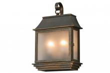 Meyda Green 182587 - 10" Wide Bastille Lantern Wall Sconce