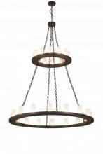 Meyda Green 187925 - 60"W Loxley 28 LT Two Tier Chandelier