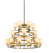 Meyda Green 190159 - 60" Wide Montecito Ritz 24 Light Chandelier