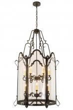 Meyda Green 190487 - 33"W Dubrek 12 LT Foyer Lantern