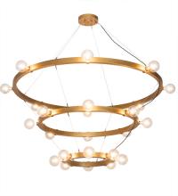 Meyda Green 194031 - 72" Wide Manheim Alva 3 Tier Chandelier