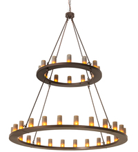 Meyda Green 195244 - 72" Wide Loxley 36 Light Two Tier Chandelier