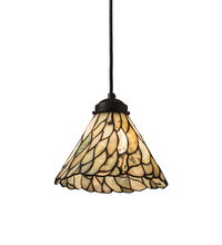 Meyda Green 195418 - 8" Wide Willow Jadestone Mini Pendant