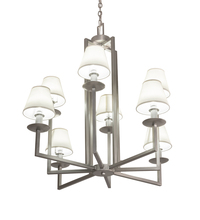 Meyda Green 197107 - 43" Wide Porte Tournante 8 Light Chandelier