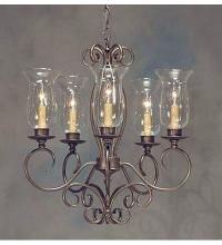 Meyda Green 200630 - 22" Wide Calista 5 Light Chandelier