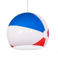 Meyda Green 211848 - 18" Wide Beach Ball Pendant