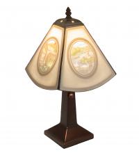 Meyda Green 218414 - 17" High Lithophane Americana Accent Lamp